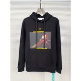 OW hoodie oil painting series arrow pattern hooded