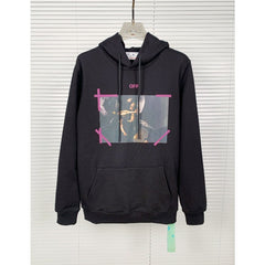 OW hoodie Arrow Pattern Hood