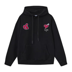 OW hoodie cartoon scorpion alphabet pattern pullover hooded