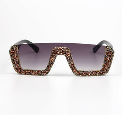 Trendy punk glasses retro sunshade