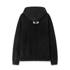 OW portrait oil painting pattern pullover hooded sweater