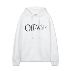 OW Irregular Letter Arrow Pattern Crew Neck Pullover Sweater