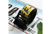 OW Belt Industrial Style Canvas Embroidery