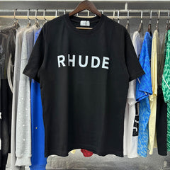 Rhude T Shirts Printed Cotton Versatile Casual Short Sleeve Men and Women
