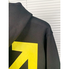 OW hoodie oil painting series arrow pattern hooded