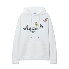 OW hoodie large letter print pattern pullover