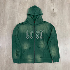 Lost intricacy Hoodie rhinestones