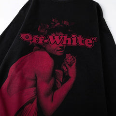 OW hoodie Bacchus Portrait Pullover Hooded