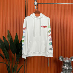 OW hoodie Colorful graffiti Arrow Pattern Pullover Hood