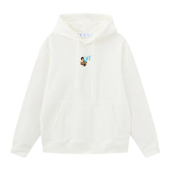 OW Bouquet Boy Arrow Pattern Pullover Hooded Sweatshirt