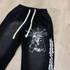 Lost intricacy Sweatpants rhinestones