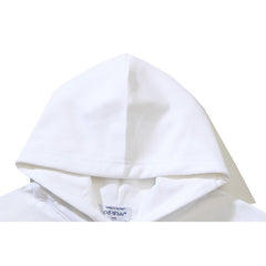 OW Ant Arrow Pattern Pullover Hooded Sweater