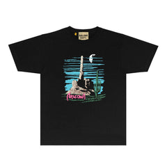 Gallery Dept T Shirt Retro Printed Loose Short-Sleeved Shirt