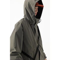 Unisex Jacket Vintage Hooded Hooded Jacket Men's Outdoor Jacket Coat