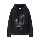 OW hoodie Angel Portrait Oil Painting Pullover Hood