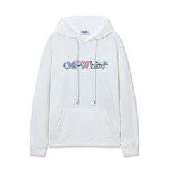 OW angel oil painting pattern pullover hooded sweater