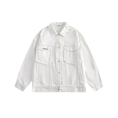 Unisex Jacket Vintage Casual Jacket Spring and Autumn Coat