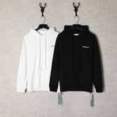 OW hoodie oil painting series pullover terry hooded