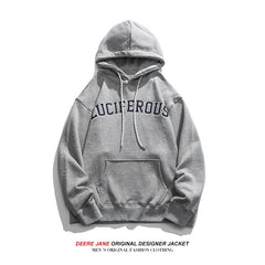 Men Pullover Hoodie Spring Sweater Men's Spring and Autumn Loose Top