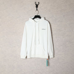 OW hoodie oil painting series pullover terry hooded