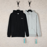 OW hoodie EKG arrow pattern hooded