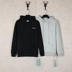 OW hoodie EKG arrow pattern hooded