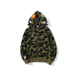 Ape Hoodie Classic Camo Shark Autumn