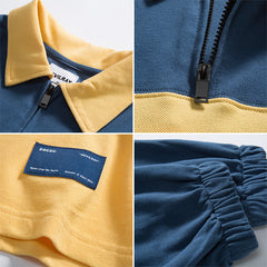 Men Pullover Hoodie Spring Men's Retro Loose All-Match T-shirt