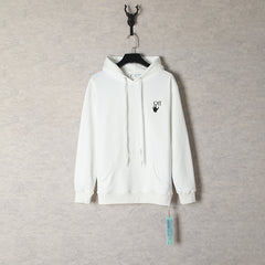 OW hoodie Color gradual change Arrow pattern Pullover Hood