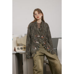 Unisex Jacket Retro Baggy Coat