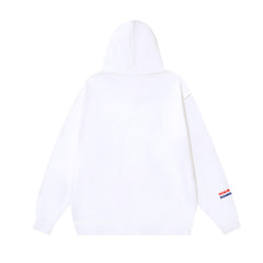 OW hoodie Angel Letter Pattern Pullover Hood