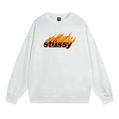 Stussy Sweatshirts Crew Neck Fleece Sweater