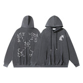 OW nail arrow pattern washing water do old hooded sweater