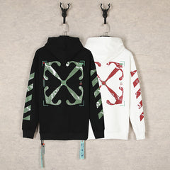 OW hoodie Photography Pattern Arrow Sleeve Hood