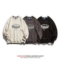 Men Pullover Hoodie Spring American Loose Casual Top