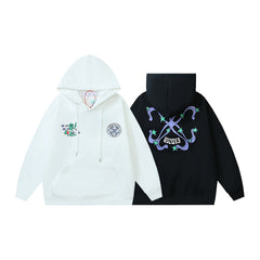 OW Alien Arrow Pattern Hooded Sweater