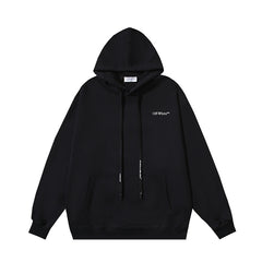 OW Unreal Arrow Micro Label Printed Hooded Sweater