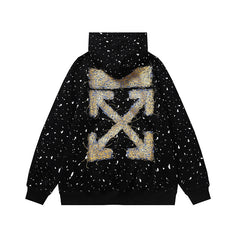 OW hoodie line Arrow print Sleeve Hood