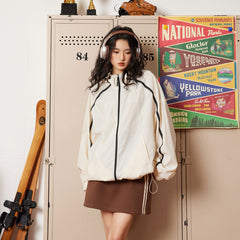 Unisex Jacket Retro Hooded Coat Jacket Sun Protection Top