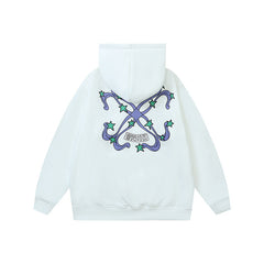 OW Alien Arrow Pattern Hooded Sweater
