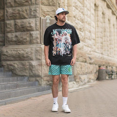 EE BAPE Sports Fitness Mesh Basketball Shorts