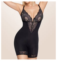 Shapewear Bodysuit Lace Belly Tights