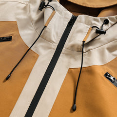 Unisex Jacket Retro Loose Shell Jacket Jacket Hooded Jacket