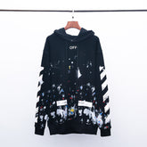 OW hoodie Fireworks Ink Graffiti Hooded
