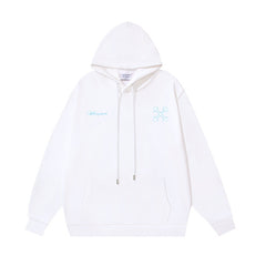 OW hoodie Cyclone Letter Pattern Pullover Hood