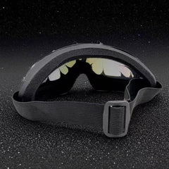 Trendy punk glasses gothic dark style