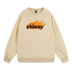 Stussy Sweatshirts Crew Neck Fleece Sweater