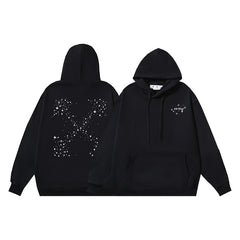 OW Star Snowflake Arrow Hooded Sweater