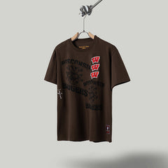 Travis Scott T-Shirt TRAVIS SCOTT Short Sleeve Summer KAWS Hip Hop T-Shirt