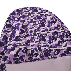 Ape Hoodie Taro Purple Embroidered Letters